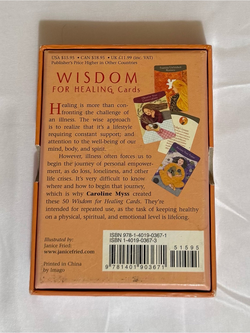 Complete Set Wisdom for Healing Cards by Caroline Myss - Picture 3 of 7